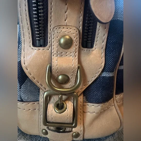 Authentic Coach Vintage Legacy Denim Sig. Medium Lily Handbag!! RARE - Picture 5 of 15